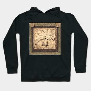 Vintage maps Hoodie